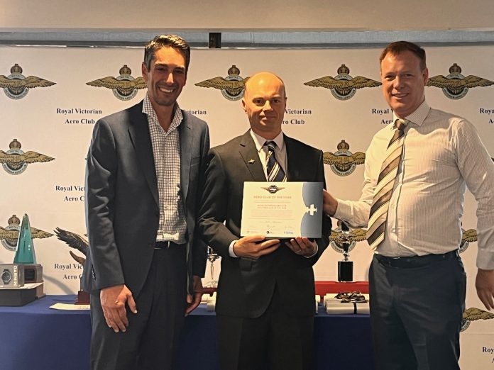 Acceptance of award (Andreas Marcelja Anthony Jones and Paul Daff)(RVAC Club of the year award)(Feb24)