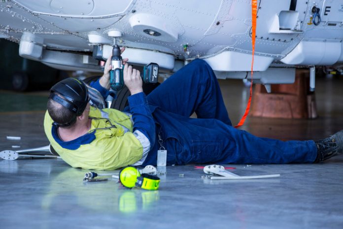 EC225 helicopter maintenance
